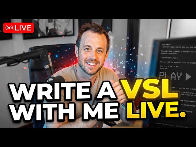 Write A VSL With Me (LIVE) 2026 World Class Process