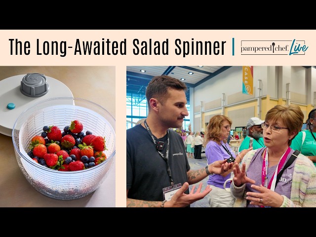 The Long-Awaited Salad Spinner (Conference Special) | Pampered Chef Live