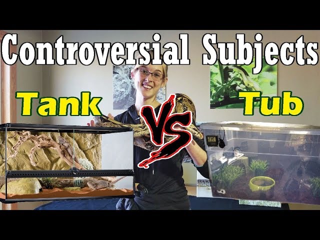 Con-Sub: Housing Snakes in Tanks vs Tubs