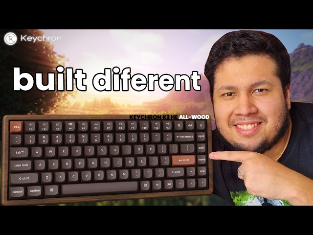 I Played osu!mania and FNF on a ENTIRELY WOODEN KEYBOARD... (All-Wood Keychron K2 HE)