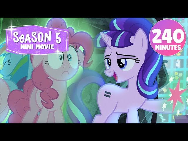 SEASON 5 MINI MOVIE 😱💖| EP1-12 | 4 HOURS | My Little Pony: Friendship is Magic | Mega Compilation 🎥