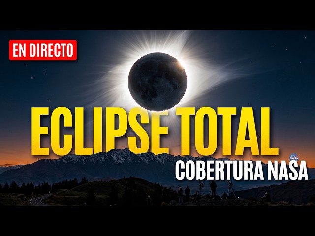 🔴 EN DIRECTO: El ECLIPSE SOLAR TOTAL en España | Cobertura Especial NASA 🌑