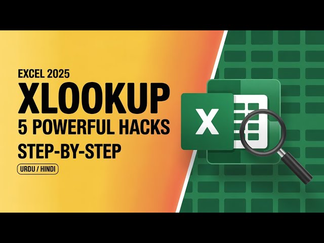 🔥 Excel 2025: 5 XLOOKUP Tricks You Didn’t Know (Beginner to Pro Guide)