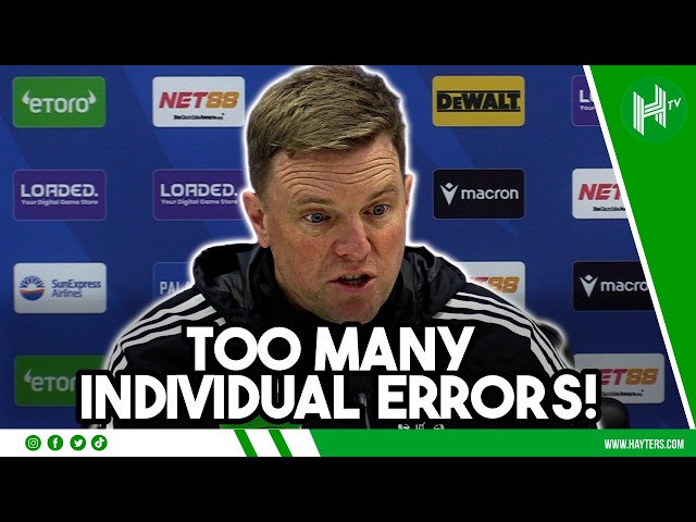 I don't pick players based on TRANSFER FEES | Eddie Howe defends Osula start