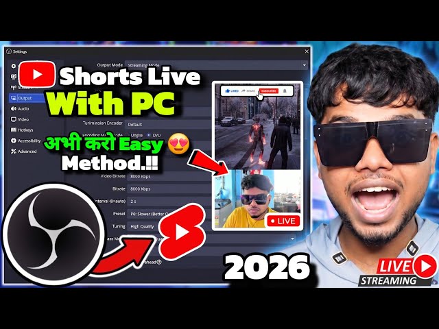 How To Live Stream Vertical Videos on YouTube Shorts with OBS Studio (Step-by-Step)