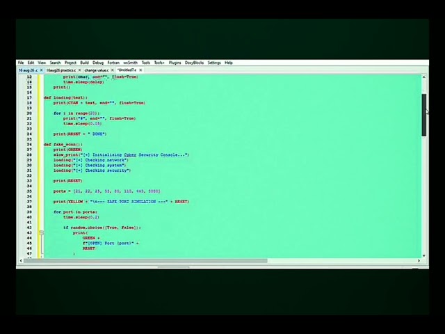 Built a hacker-style terminal console using Python🐍complete with a security #python #coding #shorts 