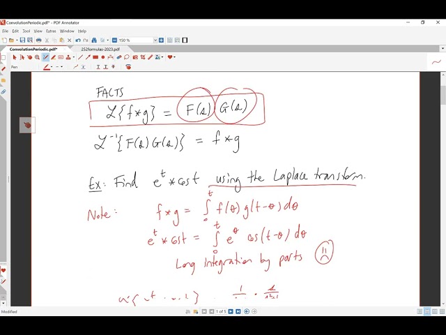 7.4 Convolutions and Periodic Functions