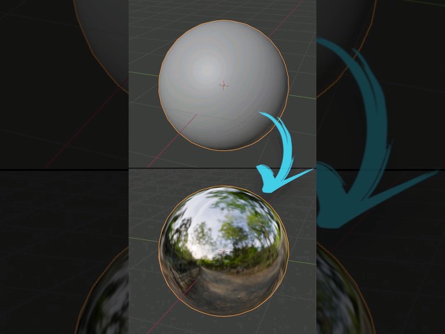 How to make shiny metal material in Blender #cgian  #blender #3d
