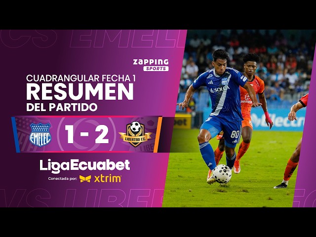 CS Emelec 1 - 2 Libertad FC / Quadrangular Matchday 1 / Liga Ecuabet connected by Xtrim2026