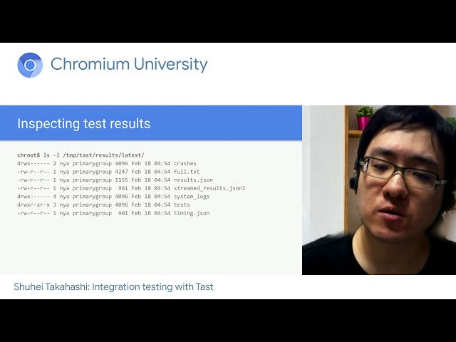 Integration testing with Tast
