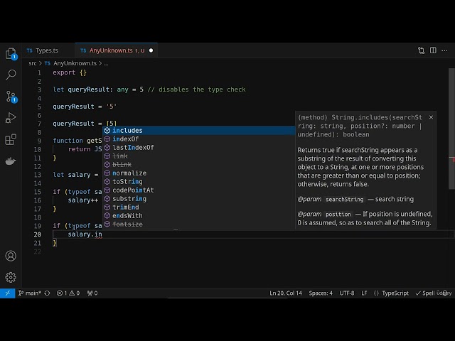 React Testing | 11.50 - Any And Unknown