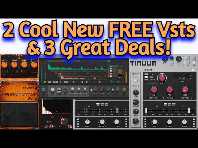 2 New FREE VSTs & 3 Deals - United Plugins, SSL, DbDone, Msd (Continuum, X-Echo, Feuer, FC-2 Turbo)