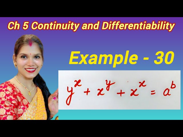 Ch 5 Continuity and Differentiability | Example 20 | Class 12 maths | New NCERT 