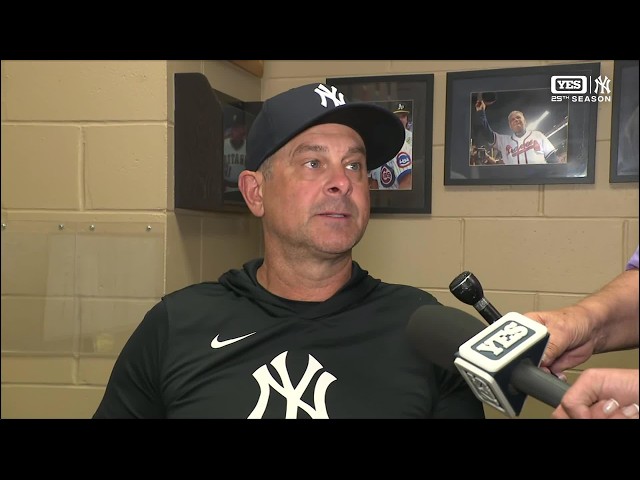 Aaron Boone on struggling offense, double digit strikeouts after loss vs. Rays