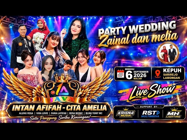 LIVE STREAMING NEW LA JAVA | WEDDING PARTY ZAINAL & MELIA