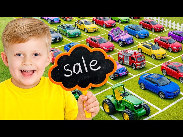 BIG SALE! 🚗 Kids Sell Their Toys to Help Friend Oliver