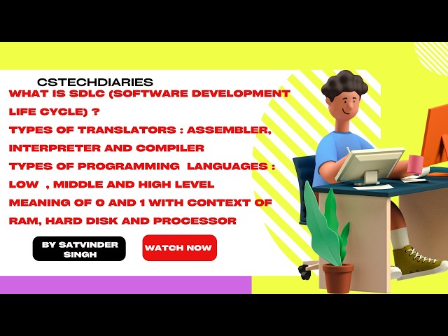 SDLC | Translators | Programming Language Types | Python Programming Complete Playlist