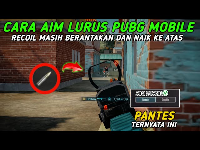 CARA AIM LURUS DI PUBG MOBILE TERBARU