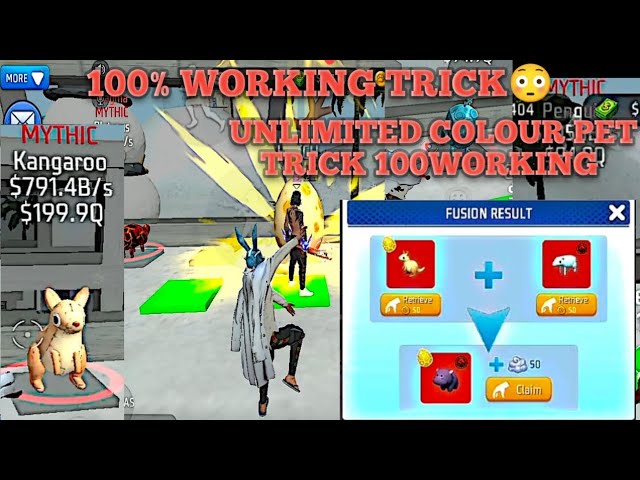 New Steel a pet new trick unlimited Glitch 😱#freefire #crafland #glitch 