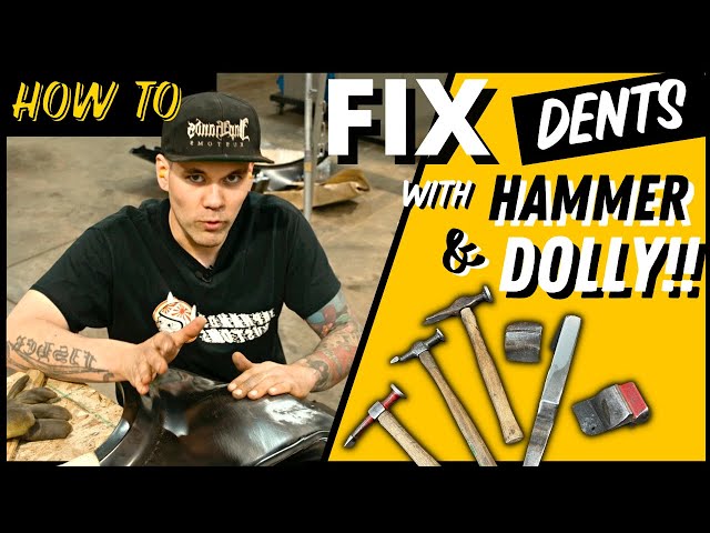 "Metal Shaping 101: How To Use a Hammer & Dolly For DENT REPAIR!!