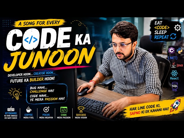 🔥 Junoon Coding Ka | Future Builders Ka Geet | Developer Motivation Song