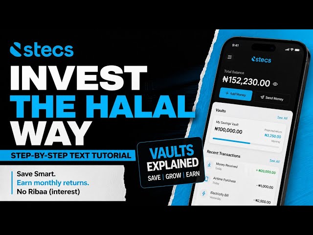 How I Save Money & Earn Halal Monthly Returns with Stecs Vaults