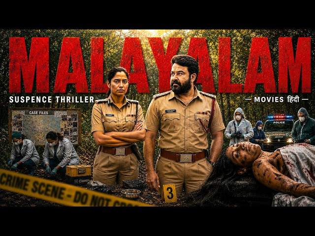 Top 12 Best Malayalam Suspense Thriller Movies in Hindi | 2026 South Murder Mystery Movies in Hindi