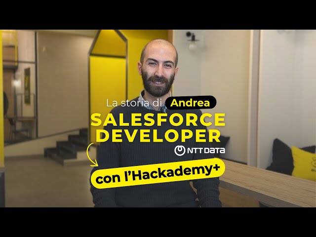 Da 0 a web developer con Hackademy+ | La testimonianza di Andrea