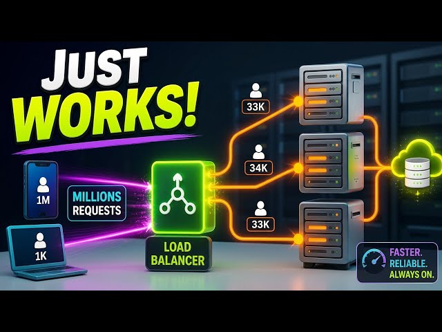 How Netflix Handles Millions of Requests | Load Balancing Visualized