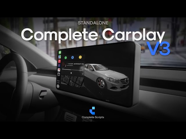 [FIVEM] Complete Carplay V3 | In-Vehicle Object, Synced Music, Full Control