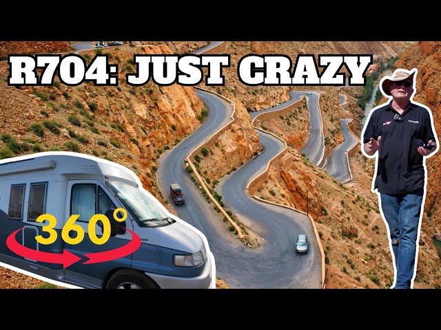 Dades Gorge R704: JUST CRAZY, 360 View of the MOST DANGEROUS ROAD of North Africa, Atlas Mountains