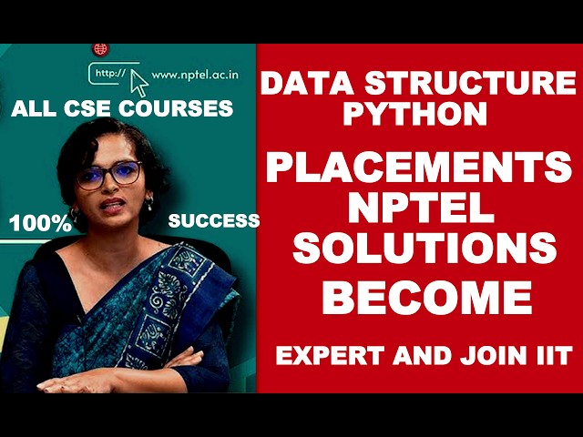 NPTEL | Data Structures & PYTHON WEEK 2 SOLUTIONS | DSA PLACEMENTS | PLACEMENTS | GATE | DREAM IIT ?