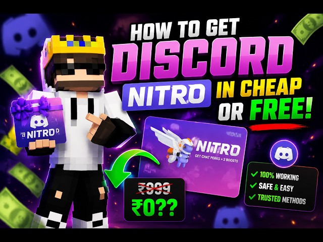 I Bought Discord Nitro for Just ₹20 😱 | Cheapest Discord Nitro in India (Working 2026)