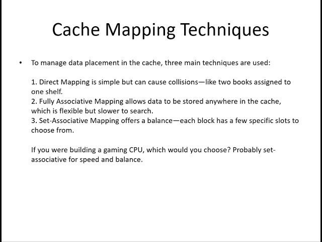 Cache Memory Explained