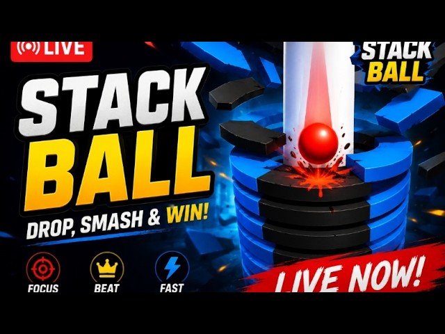 🔴 LIVE | Can I Reach Level 1000? 😱 #StackBall #Shorts