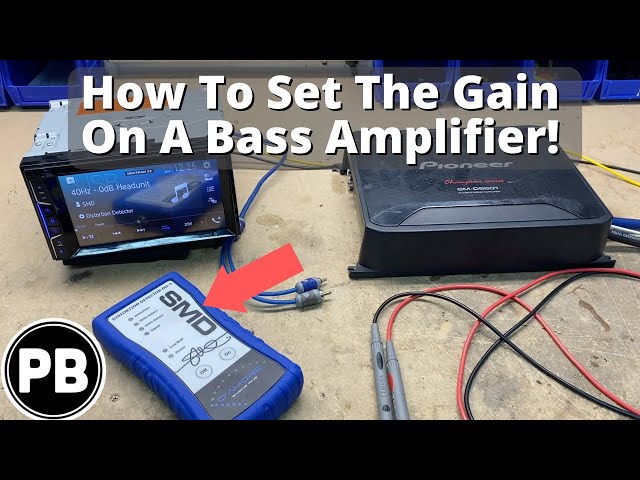 How To Set The Gains On A Bass Amplifier!