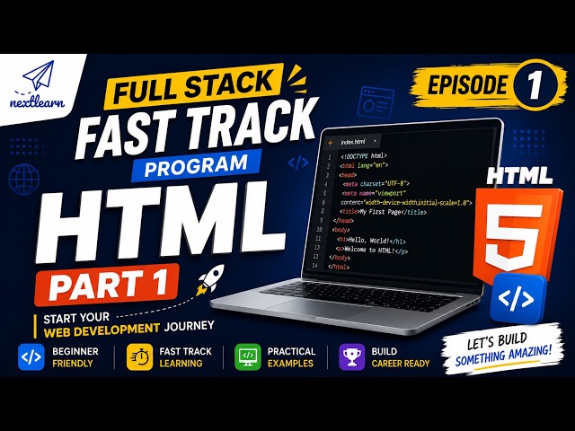 Introduction to HTML | Frontend Basics | Part 01 | HTML for Beginners