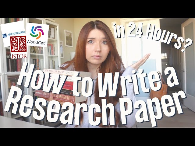 How To Write a Research Paper QUICKLY | Advice from a PhD Student