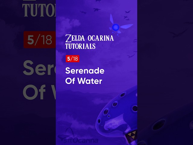 Serenade of Water Ocarina Tutorial | Zelda: Ocarina of Time