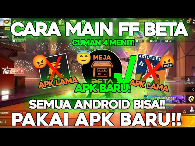 NEW APK‼️INDONESIAN MADE, HOW TO PLAY THE LATEST FF BETA IN 2026, IT WORKS!