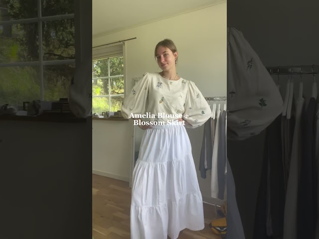 4 summery beginner sewing patterns (right now 30% off all the patterns)🪡🧺✨