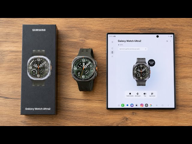 Samsung Galaxy Watch Ultra2 Unboxing & Setup w Z Fold8 Ultra