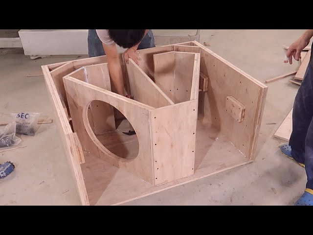 Woodworking Projects - How To Build The Bass Subwoofer 50 Extremely Large | #Stayhome and DIY!