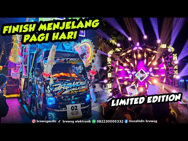 AKHIRNYA BREWOG LIMITED EDITION MEMASUKI FINISH MENJELANG PAGI HARI ‼️ KARNAVAL DURENSEWU PASURUAN
