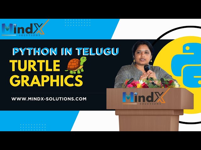 "Python Turtle Graphics Explained in Telugu | Creative Coding for Beginners!"