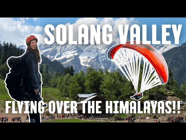 Paragliding in Solang Valley, Manali — Indian Himalayas