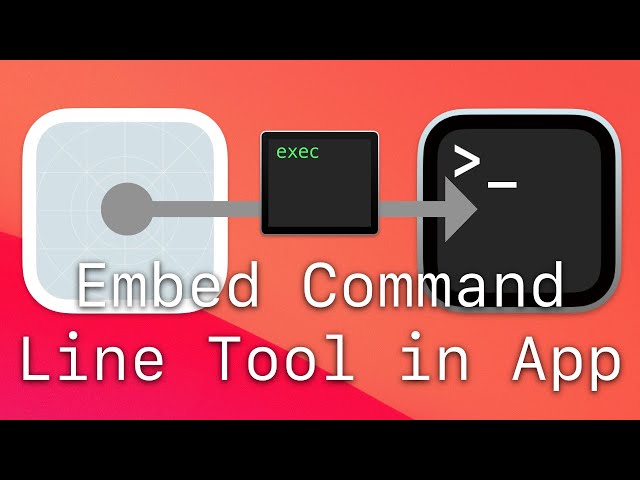 Embed Command Line Tool in Mac App