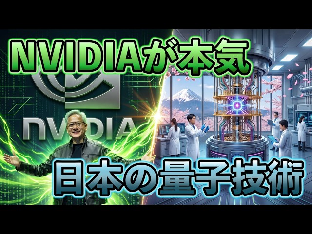 【時価総額世界1位】エヌビディアが熱い視線を送る日本の量子技術 / 従来型コンピュータとの違い / データセンター不要論