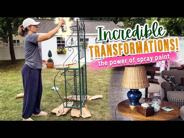 Thrift Store Decor & Home Makeovers (Spray Paint Transformations) Before & After Inspiration!