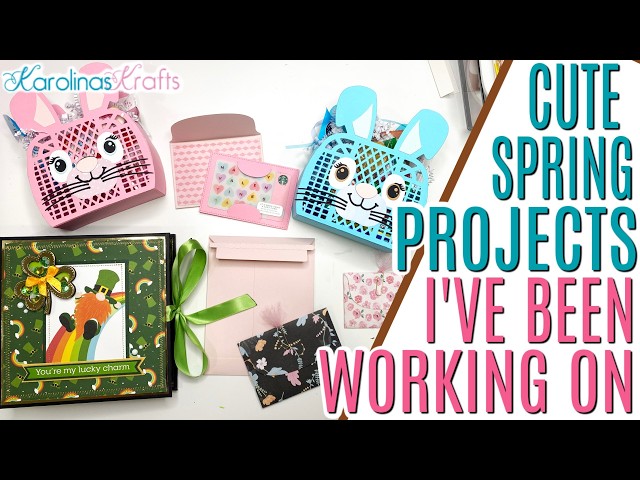 SPRING & EASTER Projects I've Been Working On, Some Saint Patricks Day, & some CRAFT FAIR GOODIES